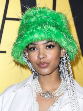 Dizzy Fae, Vanities Party 'ye 22 Mart 2022' de Hollywood, Los Angeles, Kaliforniya, ABD 'de Vanity Fair tarafından düzenlenen Genç Hollywood Gecesi' ne geldi.. 