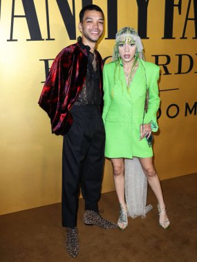Justice Smith, 22 Mart 2022 'de Hollywood, Los Angeles, Kaliforniya' da Vanity Fair tarafından düzenlenen Genç Hollywood Gecesi 'ne geldi..