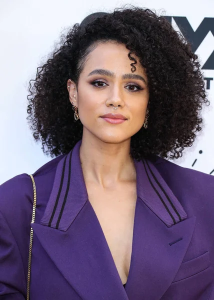 Nathalie Emmanuel, 24 Mart 2022 'de Beverly Wilshire Four Seasons Oteli' nde düzenlenen Hollywood Ödülleri 'nde Siyahi Kadınlar Öğle Yemeği Yıldönümünde 