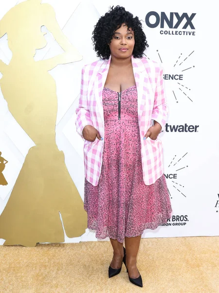 Numa Perrier, 24 Mart 2022 'de Beverly Wilshire Four Seasons Oteli' nde düzenlenen 'The Black Cinematic Universe' in Hollywood Ödülleri 'nde Siyah Kadınlar Öğle Yemeği Yıldönümünde 15.