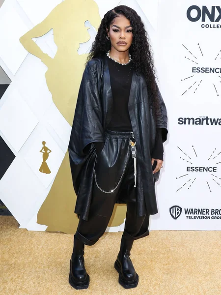 Teyana Taylor, 24 Mart 2022 'de Beverly Wilshire Four Seasons Oteli' nde düzenlenen 'Siyah Sinema Evreni' nin Hollywood Ödülleri 'nde Siyah Kadınlar Öğle Yemeği Yıldönümünde 2022.