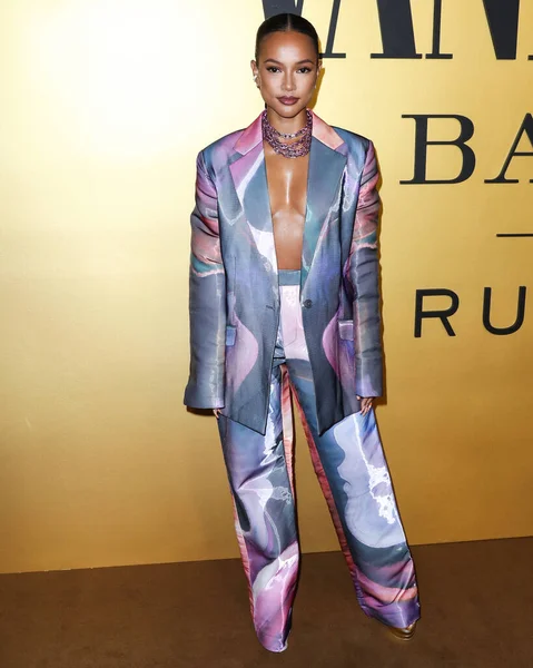 Karraueche Tran, Vanities Party 'ye 22 Mart 2022' de Hollywood, Los Angeles, Kaliforniya, ABD 'de Vanity Fair tarafından düzenlenen Genç Hollywood Gecesi' ne geldi..