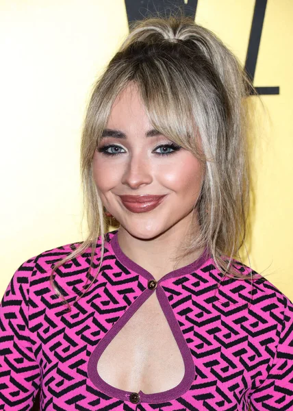 Sabrina Carpenter Arrives Vanities Party Night Young Hollywood Hosted Vanity — Stock Photo, Image