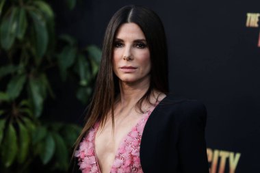 Amerikalı aktris Sandra Bullock, 21 Mart 2022 'de Westwood, Los Angeles, Kaliforniya, ABD' deki Regency Village Theatre 'da düzenlenen Paramount Pictures' ın 'Kayıp Şehir' in Los Angeles galasına geldi.. 