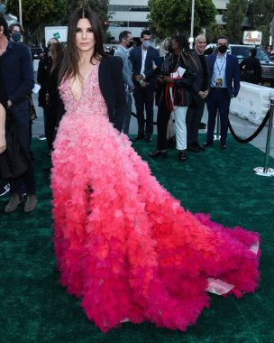 Elie Saab 'ı giyen Amerikalı aktris Sandra Bullock, 21 Mart 2022' de Westwood, Los Angeles, Kaliforniya, ABD 'deki Regency Village Theatre' da düzenlenen Paramount Pictures 'ın' Kayıp Şehir 'adlı filminin Los Angeles galasına geldi.. 