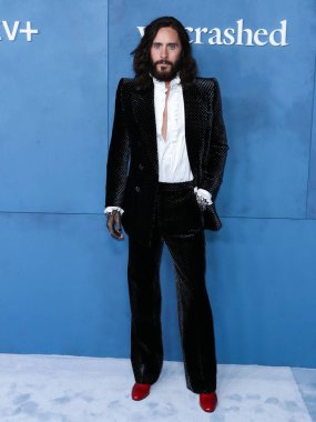 Amerikalı aktör Jared Leto, 17 Mart 2022 'de ABD' nin Kaliforniya eyaletinin Los Angeles kentinde bulunan Akademi Sinema Müzesi 'nde düzenlenen Apple TV +' WeCrash 'in Global Prömiyerine geldi..