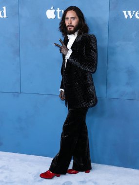 Amerikalı aktör Jared Leto, 17 Mart 2022 'de ABD' nin Kaliforniya eyaletinin Los Angeles kentinde bulunan Akademi Sinema Müzesi 'nde düzenlenen Apple TV +' WeCrash 'in Global Prömiyerine geldi..
