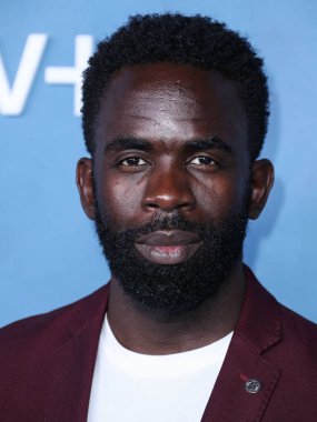 Jimmy Akingbola, 17 Mart 2022 'de ABD' nin Kaliforniya eyaletinin Los Angeles kentinde bulunan Akademi Sinema Müzesi 'nde düzenlenen Apple TV +' WeCrash 'in Global Prömiyerine geldi.. 