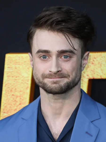 Engelske Skådespelaren Daniel Radcliffe Anländer Till Los Angeles Premiär För — Stockfoto