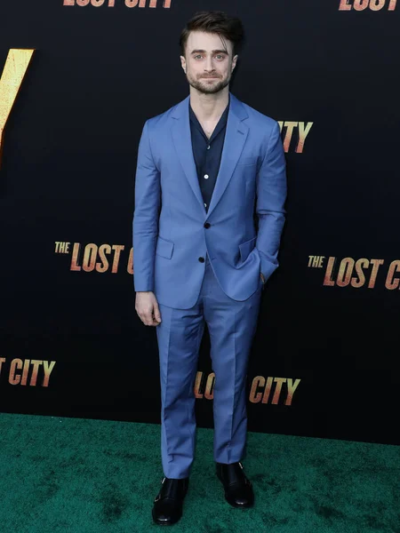 Ator Inglês Daniel Radcliffe Chega Los Angeles Premiere Paramount Pictures — Fotografia de Stock