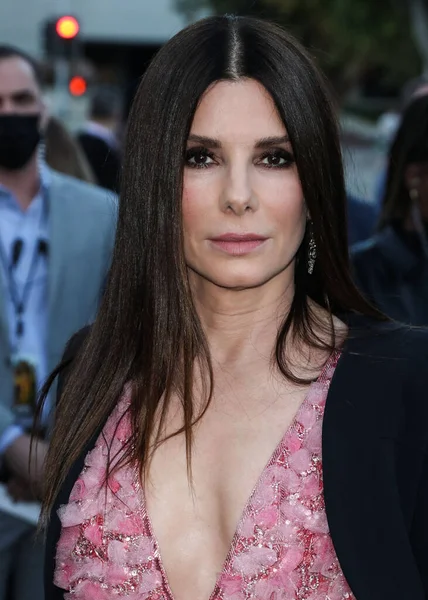 American Actress Sandra Bullock Arrives Los Angeles Premiere Paramount Pictures — Stock Photo, Image