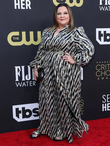 Melissa Mccarthy Przybywa 27Th Annual Critics Choice Awards Które Odbyło — Zdjęcie stockowe