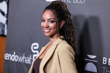 Amerikalı aktris Corinne Foxx, 1 Ekim 2022 'de Amerika Tiyatro Kompleksi Yönetmenleri Derneği' nin Los Angeles, Kaliforniya, ABD 'de düzenlenen 