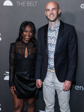 Jenneh Rishe ve Joseph Rishe, 1 Ekim 2022 'de Los Angeles, Kaliforniya, ABD' de bulunan Amerikan Tiyatro Kompleksi Yönetmenleri Loncası 'nın 