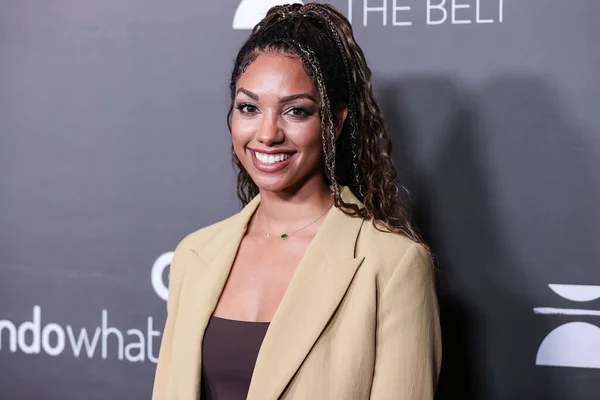 Amerikanska Skådespelerskan Corinne Foxx Anländer Till Los Angeles Premiere Screening — Stockfoto