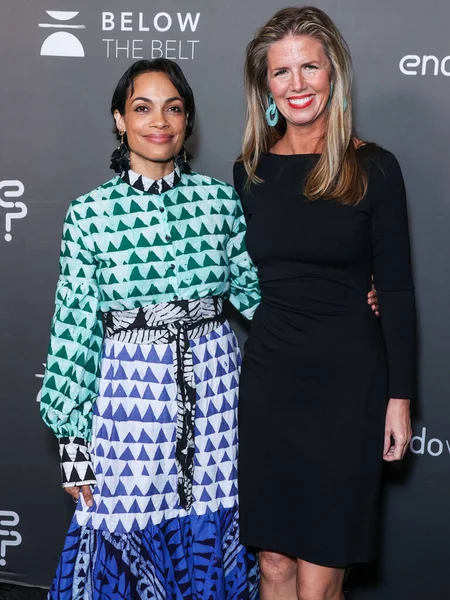 Rosario Dawson Shannon Mccoy Cohn Arrive Los Angeles Premiere Screening — Stock Photo, Image