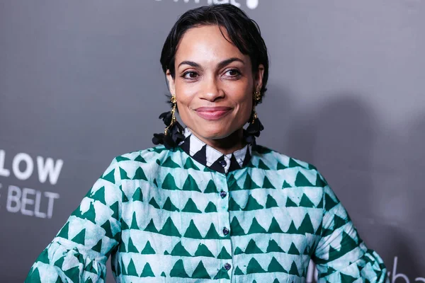 Atriz Norte Americana Rosario Dawson Vestindo Studio 189 Chega Los — Fotografia de Stock