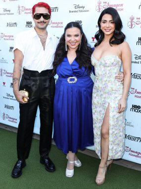 Mark Indelicato, Gloria Caldron Kellett ve Emeraude Toubia, 2 Ekim 2022 'de Los Angeles, Kaliforniya, ABD' de düzenlenen 37.. 