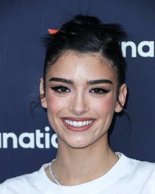 Amerikalı şarkıcı Dixie D 'Amelio, Michael Rubin' in Fanatik Super Bowl Partisi 2022 'ye 12 Şubat 2022' de Culver City, Los Angeles, Kaliforniya, ABD 'de gerçekleştirildi.. 