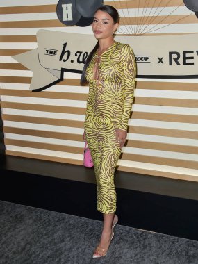 Denise Rodriguez, Drake Sunuculuğunu H.wood Group ve REVOLVE Sunuculuğunu PLACES.CO ve Flow.com 'un yaptığı' Homecoming Weekend 'programına 12 Şubat 2022' de Batı Hollywood 'daki Pacific Design Center' da gerçekleştirildi.