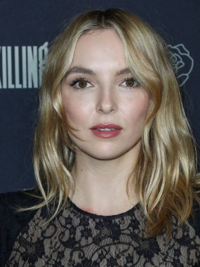 Aktris Jodie Comer, BBC 'nin BBC AMERICA ve AMC +' da 27 Şubat Pazar günü 8 Şubat 2022 'de Beverly Hills, Los Angeles, Kaliforniya' daki The Peninsula Beverly Hills Oteli 'nde düzenlenen 