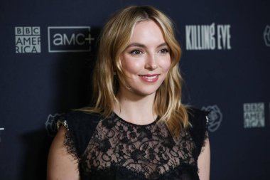 Aktris Jodie Comer, BBC 'nin BBC AMERICA ve AMC +' da 27 Şubat Pazar günü 8 Şubat 2022 'de Beverly Hills, Los Angeles, Kaliforniya' daki The Peninsula Beverly Hills Oteli 'nde düzenlenen 