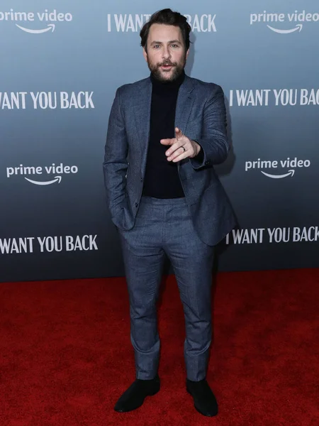 2022年2月8日 アメリカの俳優チャーリー デイが 2022年2月8日にアメリカのカリフォルニア州ロサンゼルスで開催されたアマゾン プライムの Want You Back のプレミアに到着した — ストック写真