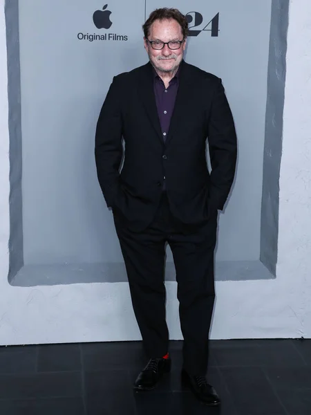 Αμερικανός Ηθοποιός Stephen Root Φτάνει Στο Los Angeles Premiere Apple — Φωτογραφία Αρχείου