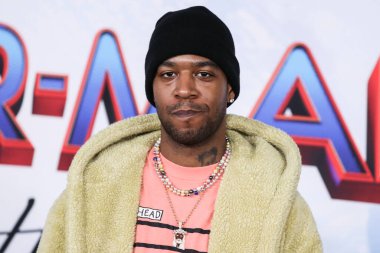 American rapper Kid Cudi (Scott Ramon Seguro Mescudi) arrives at the Los Angeles Premiere Of Columbia Pictures' 'Spider-Man: No Way Home' held at the Regency Village Theatre on December 13, 2021 in Westwood, Los Angeles, California, United States. 