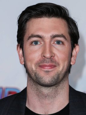 Amerikalı aktör Nicholas Braun, 13 Aralık 2021 'de Westwood, Los Angeles, Kaliforniya, ABD' deki Regency Village Theatre 'da düzenlenen Columbia Pictures' ın 