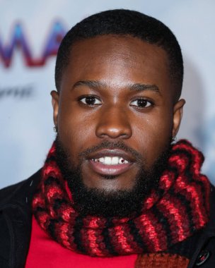 Amerikalı aktör Shameik Moore, 13 Aralık 2021 'de Westwood, Los Angeles, Kaliforniya, ABD' deki Regency Village Theatre 'da düzenlenen Columbia Pictures' ın Örümcek Adam: No Way Home 'un Los Angeles galasına geldi.. 
