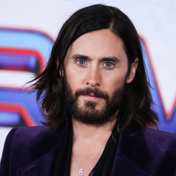 Ator Americano Jared Leto Chega Los Angeles Premiere Columbia Pictures — Fotografia de Stock