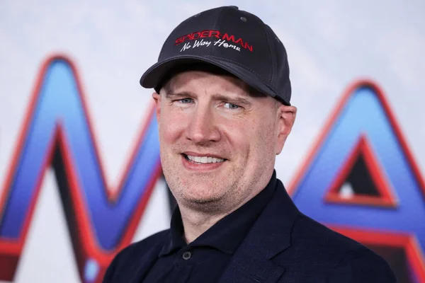 President Van Marvel Studios Kevin Feige Arriveert Bij Het Los — Stockfoto