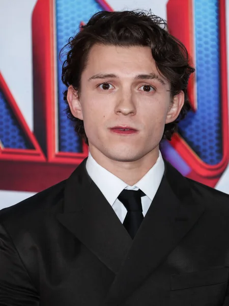 Acteur Tom Holland Arriveert Bij Het Los Angeles Premiere Columbia — Stockfoto