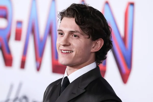 Acteur Tom Holland Arriveert Bij Het Los Angeles Premiere Columbia — Stockfoto