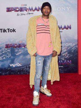 Amerikalı rapçi Kid Cudi (Scott Ramon Seguro Mescudi), 13 Aralık 2021 'de Westwood, Los Angeles, Kaliforniya, ABD' deki Regency Village Theatre 'da düzenlenen Columbia Pictures' ın 'Örümcek Adam: No Way Home' adlı filminin galasına geldi..