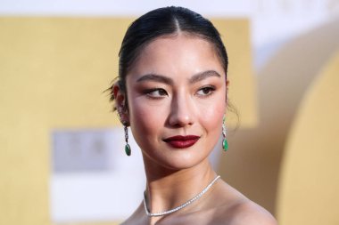 Aktris Adeline Rudolph, 11 Aralık 2021 'de Beverly Hilton Hotel' de düzenlenen 19. Unutulmaz Asya Amerikan Ödülleri 'ne geliyor.. 