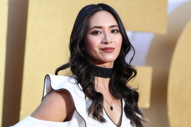 Kanadalı aktris Chantal Thuy, 11 Aralık 2021 'de Beverly Hilton Hotel' de düzenlenen 19. Unutulmaz Asya Amerikan Ödülleri 'ne geliyor.. 