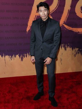 Avustralyalı aktör Chris Pang, 11 Aralık 2021 'de Beverly Hilton Hotel' de düzenlenen 19. Unutulmaz Asya Amerikan Ödülleri 'ne geliyor.. 