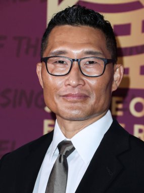 Amerikalı aktör Daniel Dae Kim, 11 Aralık 2021 'de Beverly Hilton Hotel' de düzenlenen 19. Unutulmaz Asya Amerikan Ödülleri 'ne geliyor..