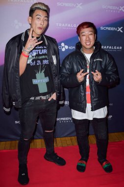 Justin Park ve Ted Park, 'MONSTA X: The Dreaming' in 8 Aralık 2021 'de Los Angeles, Kaliforniya, ABD' deki CGV Sineması 'na geldiler.. 