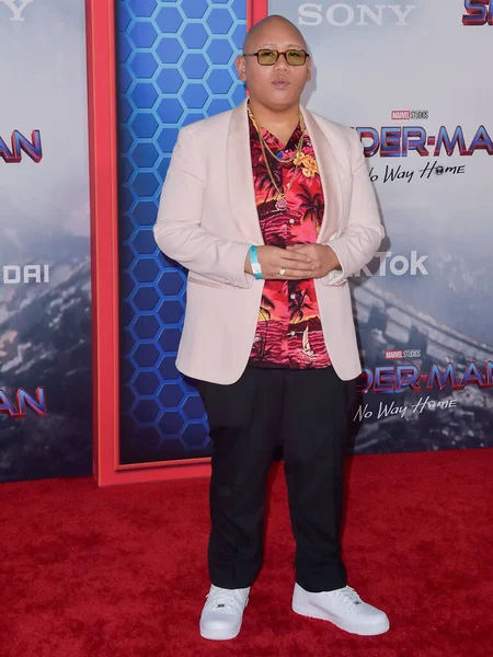 Ator Americano Jacob Batalon Chega Premiere Columbia Pictures Spider Man — Fotografia de Stock