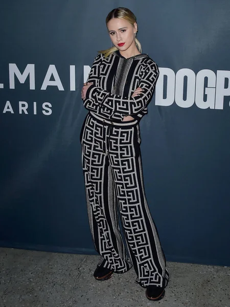 Actress Maria Bakalova Arrives Dogpound Balmain Bbold Collab Launch Held — Stock Photo, Image
