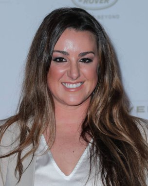 Olimpiyat atleti Amber English, 15 Kasım 2021 'de Los Angeles, Kaliforniya, ABD' deki Akademi Sinema Müzesi 'nde düzenlenen Range Rover Liderlik Zirvesi ve Küresel Açılış Etkinliğine geldi.. 