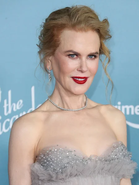 Skådespelerska Nicole Kidman Bär Armani Prive Klänning Jimmy Choo Skor — Stockfoto