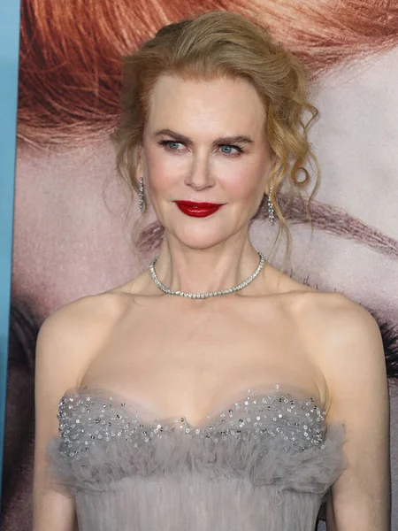 Skådespelerska Nicole Kidman Bär Armani Prive Klänning Jimmy Choo Skor — Stockfoto