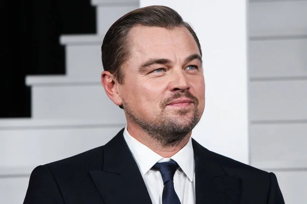 Actor Leonardo Dicaprio Llega Estreno Mundial Don Look Netflix Celebrado — Foto de Stock