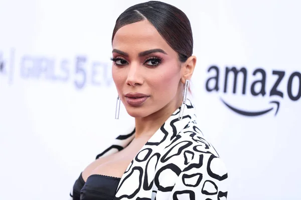 Chanteuse Brésilienne Anitta Larissa Macedo Machado Arrive Brunch Variety 2021 — Photo