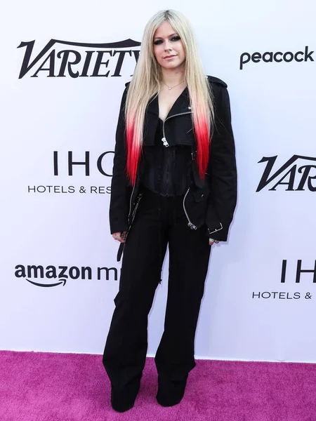 Singer Avril Lavigne Arrives Variety 2021 Music Hitmakers Brunch Presented — Stock Photo, Image