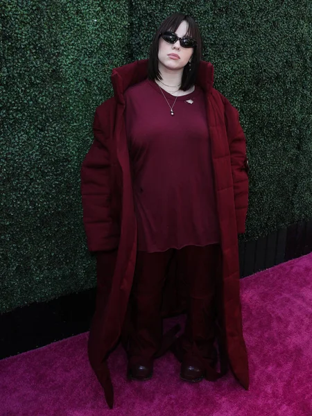 Singer Billie Eilish Arrives Variety 2021 Music Hitmakers Brunch Presented — Stock Photo, Image